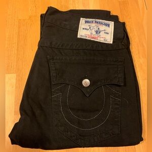 True Religion Men's Black Jeans